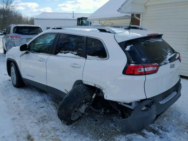 1C4PJLCB2FW771379 - 2015 JEEP CHEROKEE L WHITE photo 3