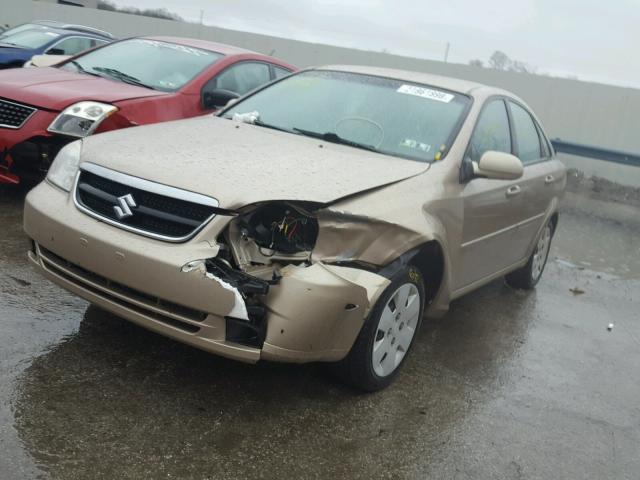 KL5JD56Z27K511130 - 2007 SUZUKI FORENZA BA TAN photo 2