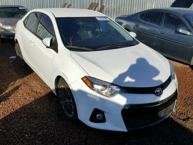 5YFBURHE7FP224947 - 2015 TOYOTA COROLLA L WHITE photo 1