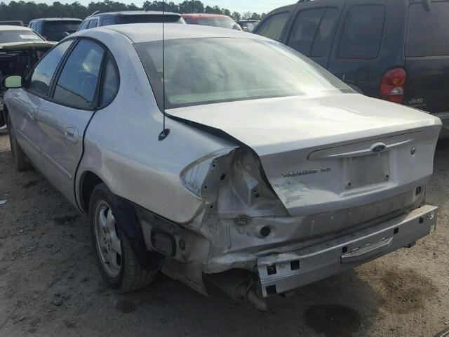 1FAFP53U46A142443 - 2006 FORD TAURUS SE SILVER photo 3