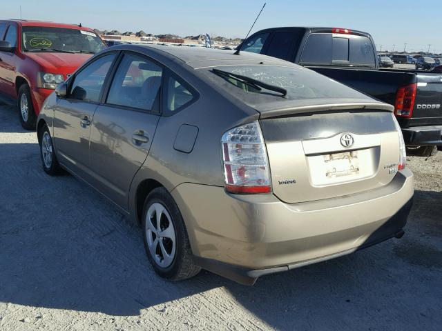 JTDKB20U677659557 - 2007 TOYOTA PRIUS GOLD photo 3