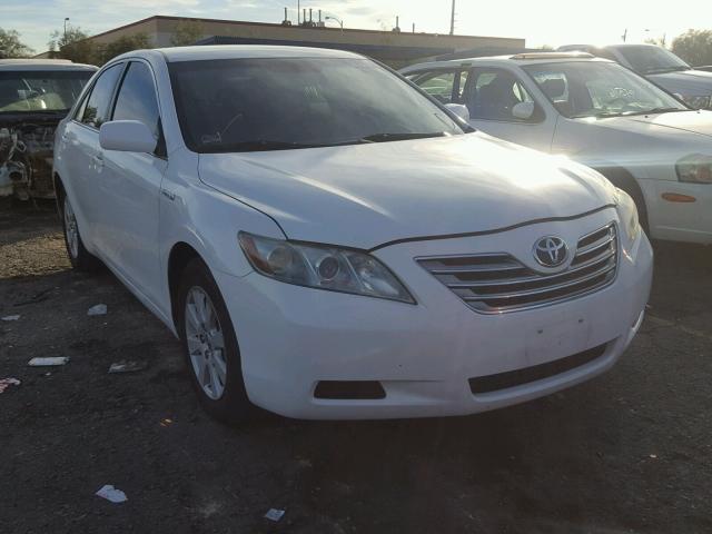 4T1BB46K58U030792 - 2008 TOYOTA CAMRY HYBR WHITE photo 1