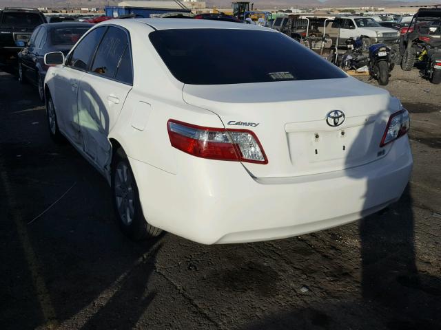 4T1BB46K58U030792 - 2008 TOYOTA CAMRY HYBR WHITE photo 3