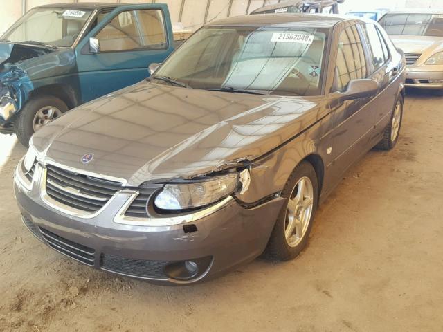 YS3ED49G873522135 - 2007 SAAB 9-5 2.3T GRAY photo 2