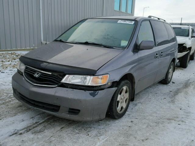 2HKRL186XXH009041 - 1999 HONDA ODYSSEY EX GRAY photo 2