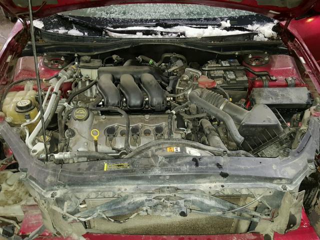 3FAHP02158R227349 - 2008 FORD FUSION SEL MAROON photo 7