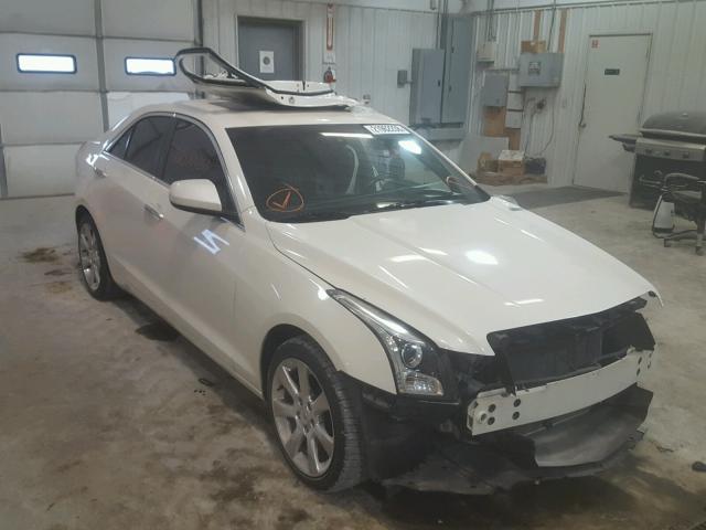 1G6AA5RX5D0133845 - 2013 CADILLAC ATS WHITE photo 1