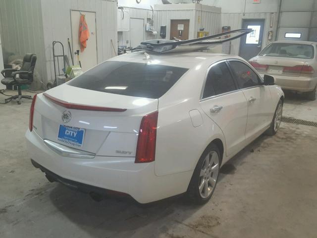 1G6AA5RX5D0133845 - 2013 CADILLAC ATS WHITE photo 4