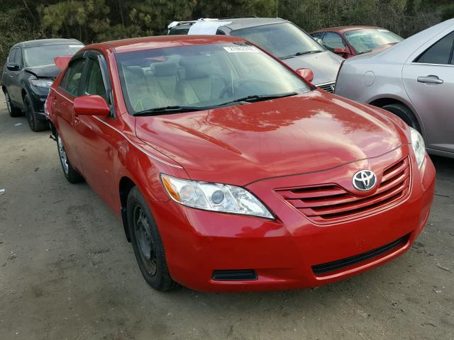 4T1BE46K79U414324 - 2009 TOYOTA CAMRY BASE RED photo 1