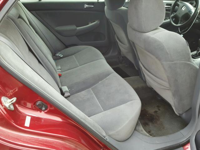 1HGCM55775A084275 - 2005 HONDA ACCORD EX RED photo 6