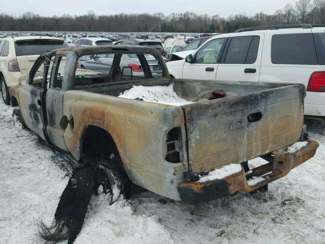 1B7GG22N4YS717208 - 2000 DODGE DAKOTA BURN photo 3