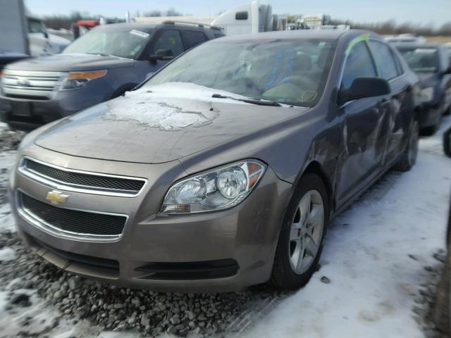 1G1ZB5E05CF209171 - 2012 CHEVROLET MALIBU LS BROWN photo 2