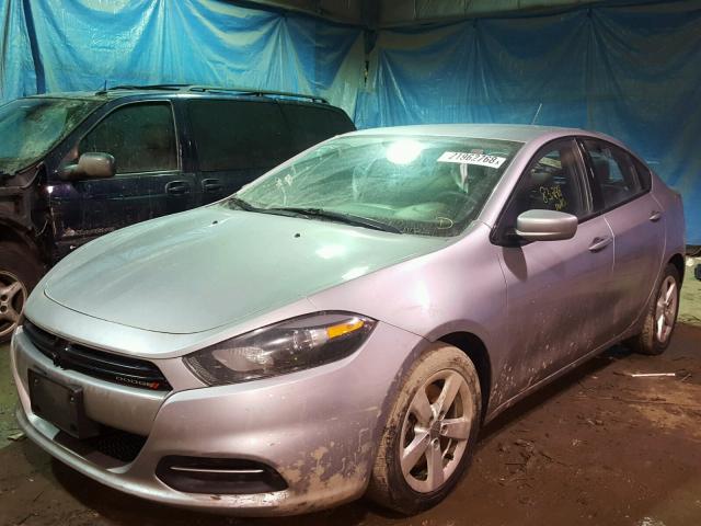 1C3CDFBB8FD179901 - 2015 DODGE DART SXT GRAY photo 2