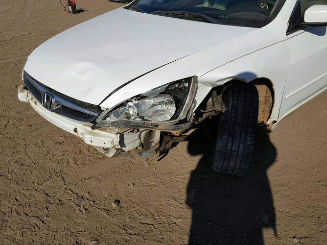 1HGCM56306A026862 - 2006 HONDA ACCORD SE WHITE photo 9