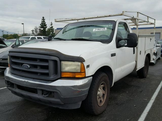 1FTNF20L61ED39196 - 2001 FORD F250 SUPER WHITE photo 2