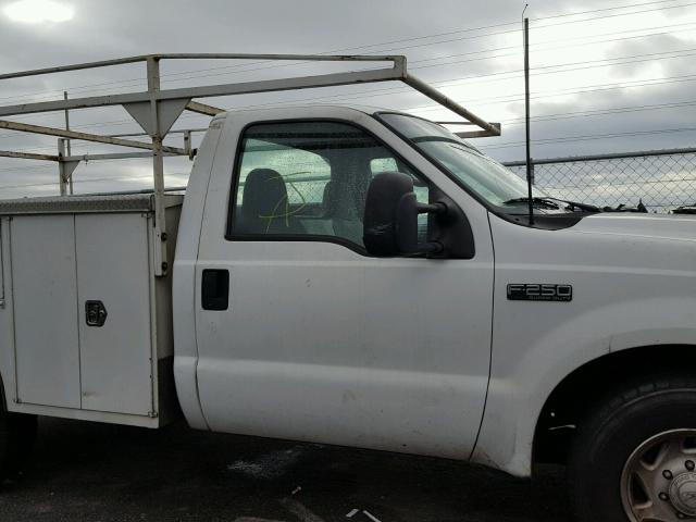 1FTNF20L61ED39196 - 2001 FORD F250 SUPER WHITE photo 9