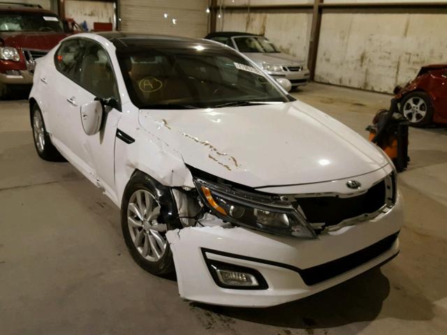 5XXGN4A76FG473461 - 2015 KIA OPTIMA EX WHITE photo 1