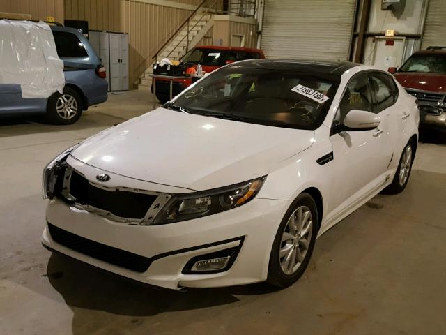 5XXGN4A76FG473461 - 2015 KIA OPTIMA EX WHITE photo 2