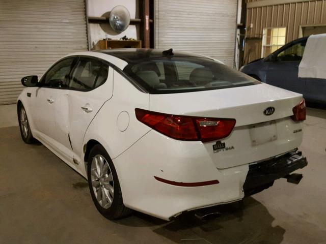 5XXGN4A76FG473461 - 2015 KIA OPTIMA EX WHITE photo 3