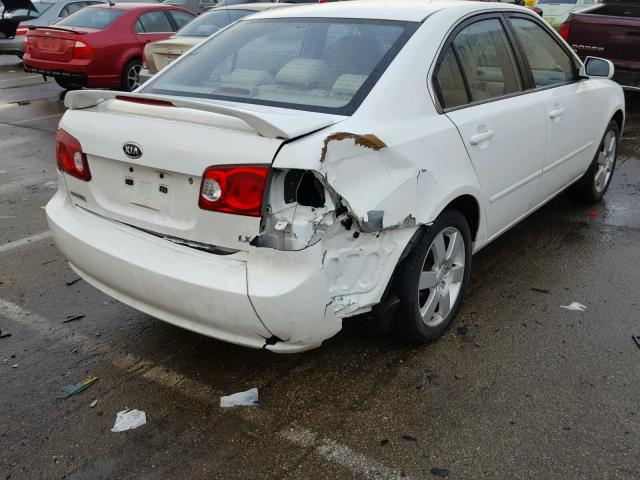 KNAGE123585214703 - 2008 KIA OPTIMA LX WHITE photo 9