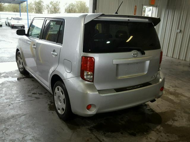 JTLZE4FE0B1137993 - 2011 TOYOTA SCION XB SILVER photo 3