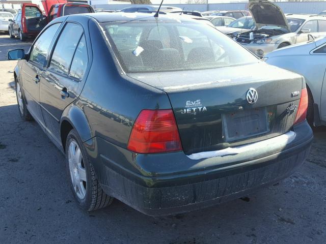 3VWSE29M3YM106542 - 2000 VOLKSWAGEN JETTA GLS GREEN photo 3