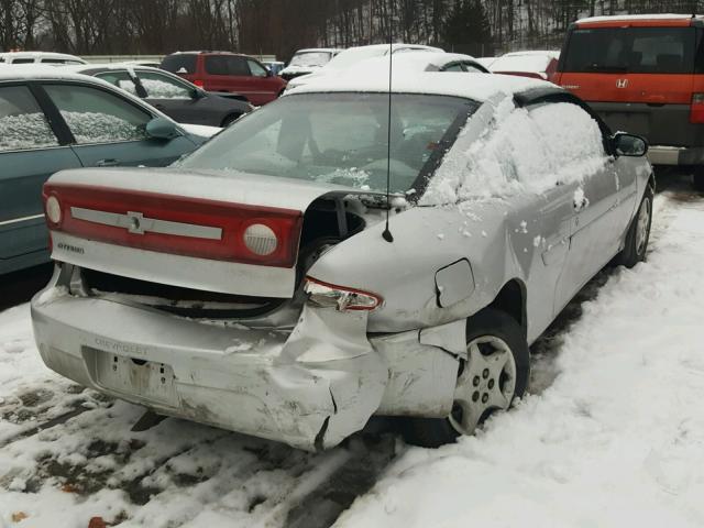 1G1JC12FX37351232 - 2003 CHEVROLET CAVALIER SILVER photo 4