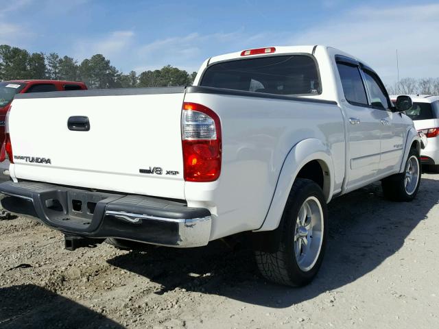 5TBET34116S531448 - 2006 TOYOTA TUNDRA DOU WHITE photo 4