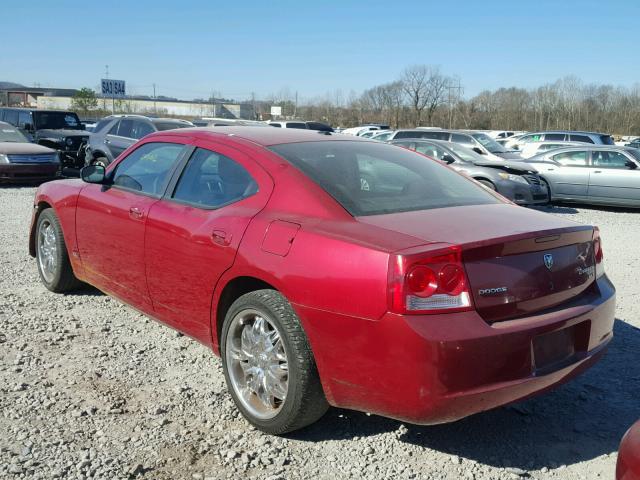 2B3KA33V39H501392 - 2009 DODGE CHARGER SX RED photo 3