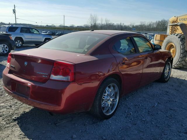 2B3KA33V39H501392 - 2009 DODGE CHARGER SX RED photo 4