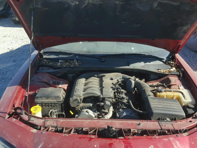 2B3KA33V39H501392 - 2009 DODGE CHARGER SX RED photo 7