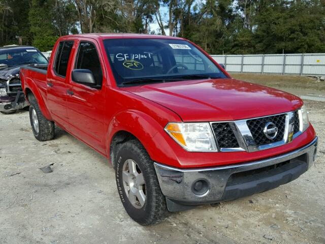 1N6AD09U88C410387 - 2008 NISSAN FRONTIER C RED photo 1