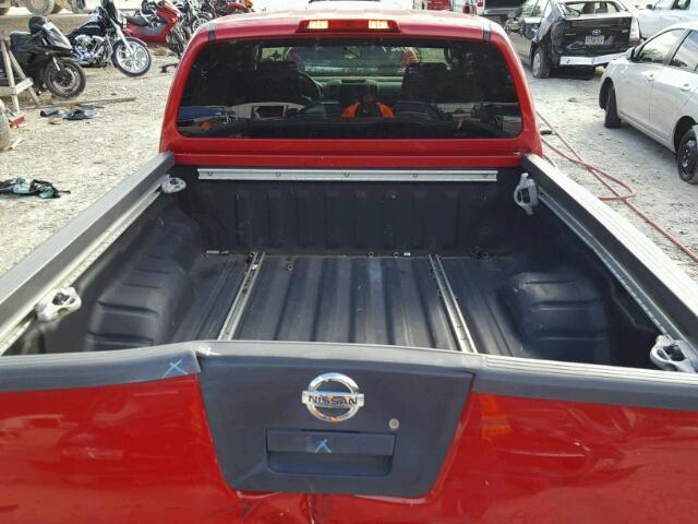 1N6AD09U88C410387 - 2008 NISSAN FRONTIER C RED photo 9