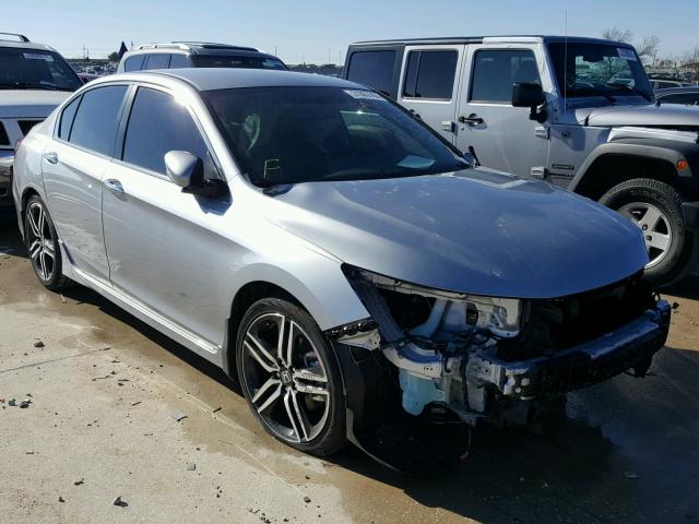 1HGCR2F5XHA278378 - 2017 HONDA ACCORD SPO SILVER photo 1