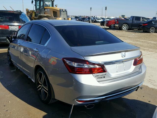 1HGCR2F5XHA278378 - 2017 HONDA ACCORD SPO SILVER photo 3