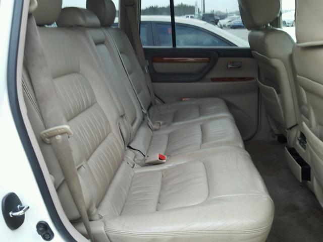 JTJHT00W474023912 - 2007 LEXUS LX 470 WHITE photo 6