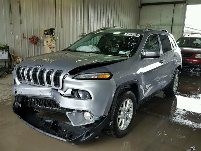 1C4PJMCSXEW187798 - 2014 JEEP CHEROKEE L SILVER photo 2