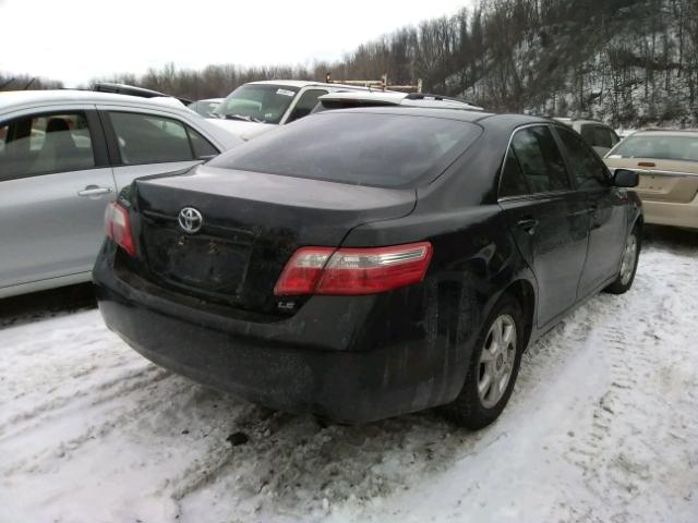 4T1BE46K19U818915 - 2009 TOYOTA CAMRY BASE BLACK photo 4