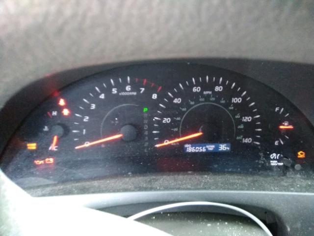 4T1BE46K19U818915 - 2009 TOYOTA CAMRY BASE BLACK photo 8