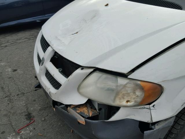 1B4GP25312B710750 - 2002 DODGE CARAVAN SE WHITE photo 9