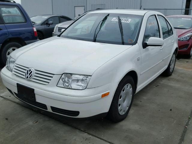 3VWRK69M91M133040 - 2001 VOLKSWAGEN JETTA GL WHITE photo 2