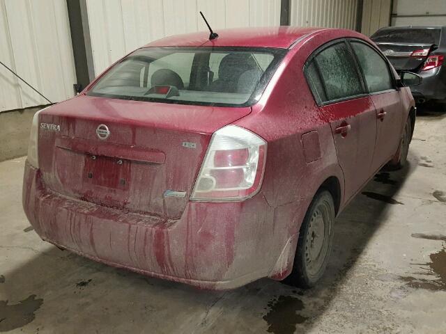 3N1AB61EX9L669620 - 2009 NISSAN SENTRA 2.0 RED photo 4