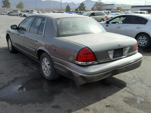 2FAFP74W84X118677 - 2004 FORD CROWN VICT GRAY photo 3