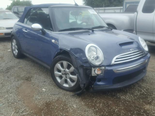 WMWRH33566TK58939 - 2006 MINI COOPER S BLUE photo 1