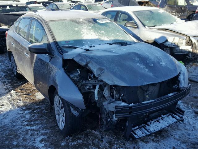 3N1AB7AP8GY266467 - 2016 NISSAN SENTRA S GRAY photo 1