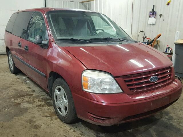 2FMZA50675BA70747 - 2005 FORD FREESTAR S RED photo 1