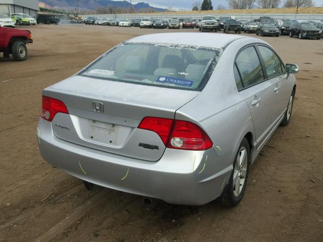 1HGFA16896L064184 - 2006 HONDA CIVIC EX ვერცხლისფერი ფოტო 4