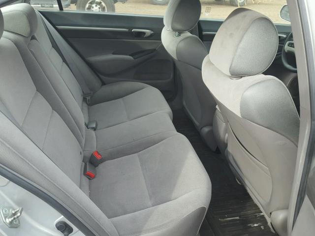 1HGFA16896L064184 - 2006 HONDA CIVIC EX ვერცხლისფერი ფოტო 6