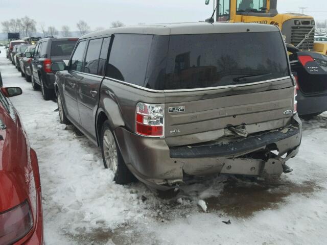 2FMGK5C85DBD03024 - 2013 FORD FLEX SEL TAN photo 3