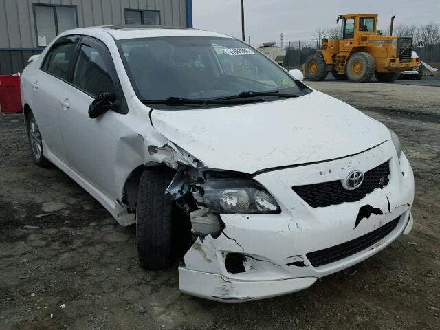 2T1BU4EE9AC476604 - 2010 TOYOTA COROLLA BA WHITE photo 1